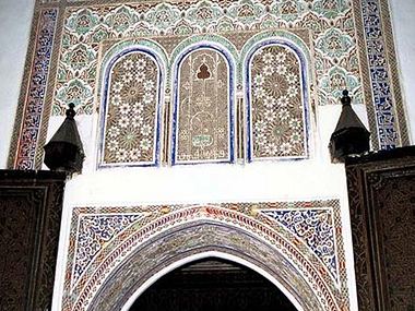 Feinstes Mosaik in den Palästen